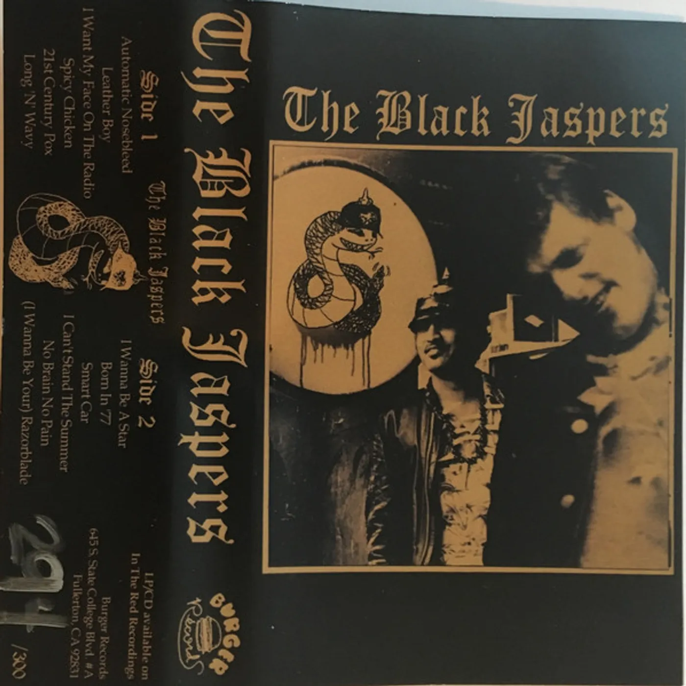 The Black Jaspers BORN IN 77 Vinyl Record