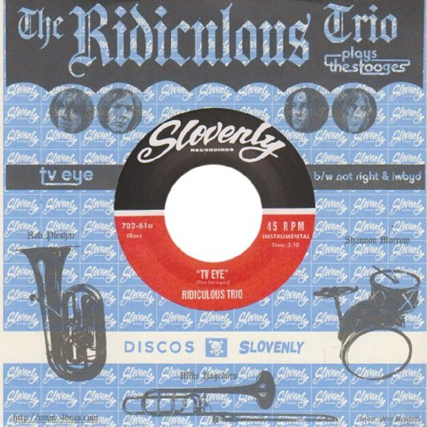 The Ridiculous Trio TV EYE Vinyl Record