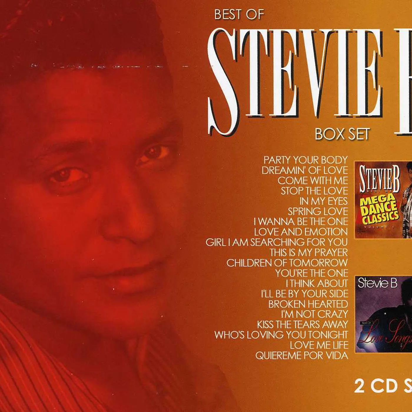 Stevie B MEGA DANCE CLASSIC & LOVE SONGS 2 PACK CD