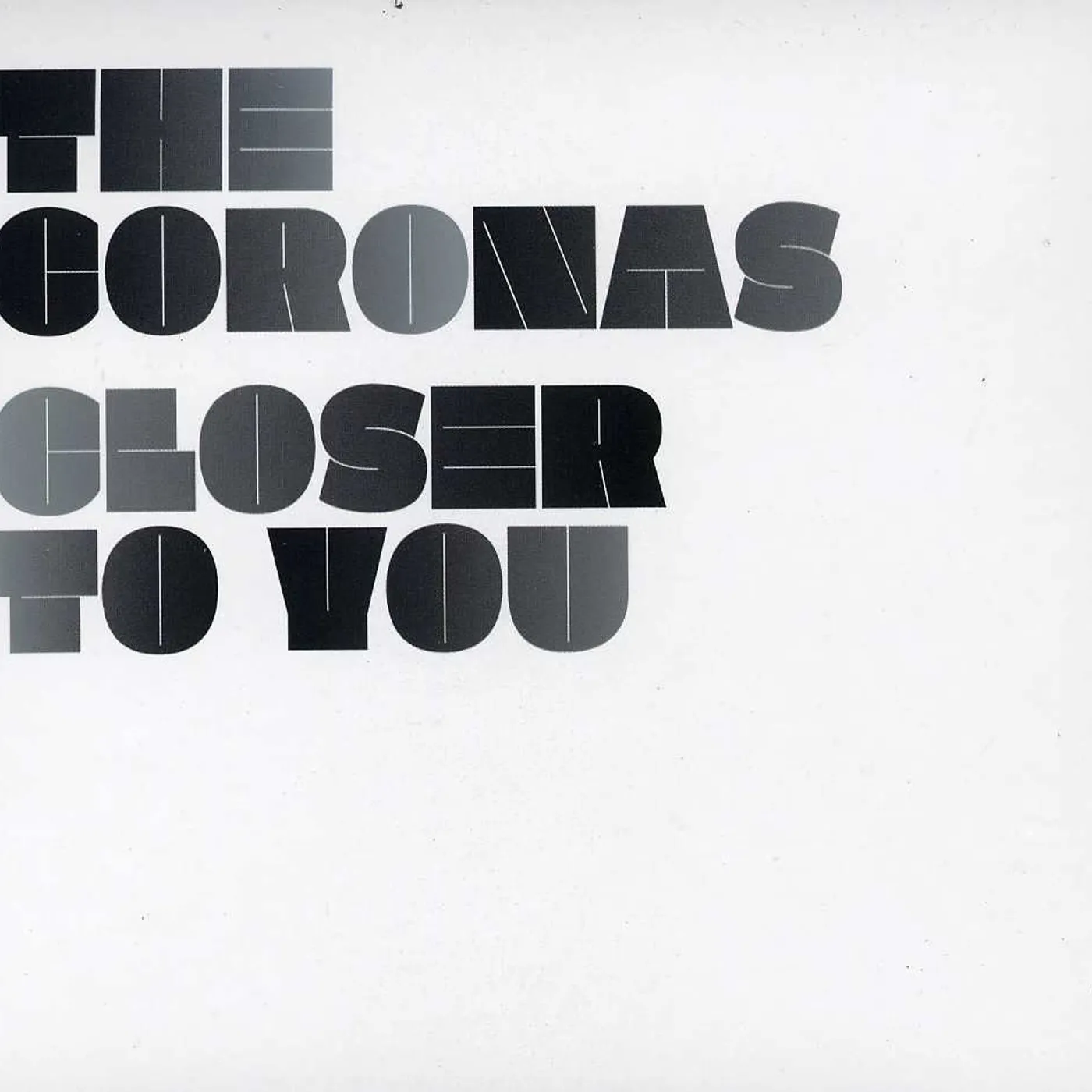 The Coronas CLOSER TO YOU CD