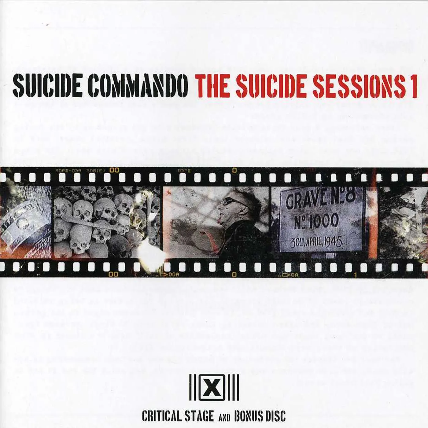 Suicide Commando SUICIDE SESSIONS 1 CD