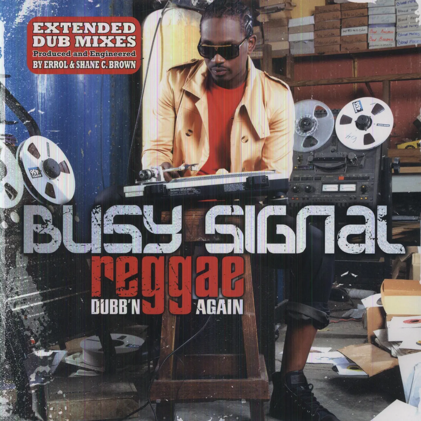 The Busy Signals REGGAE MUSIC DUBB'N AGAIN Vinyl Record