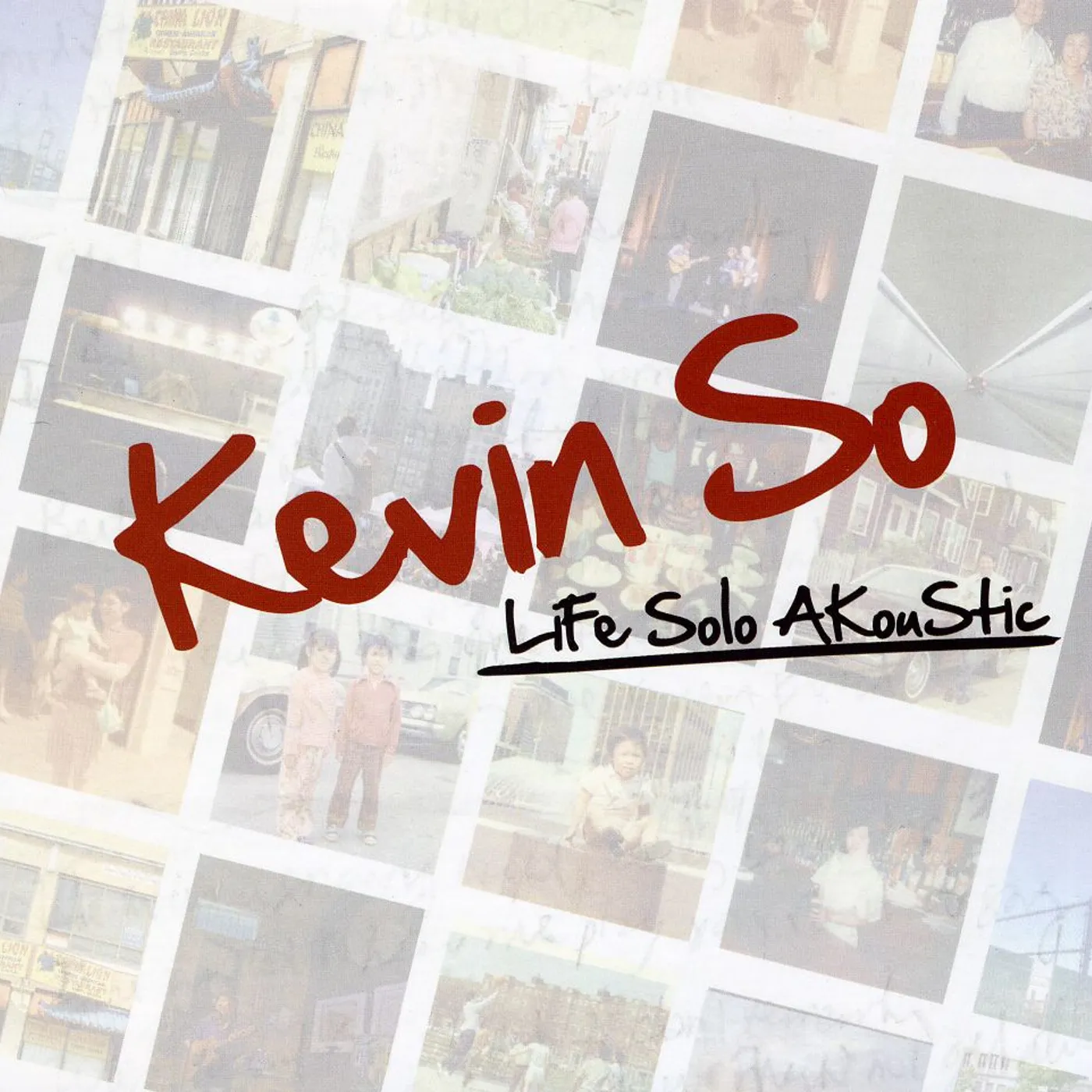 Kevin So LIFE SOLO AKOUSTIC CD