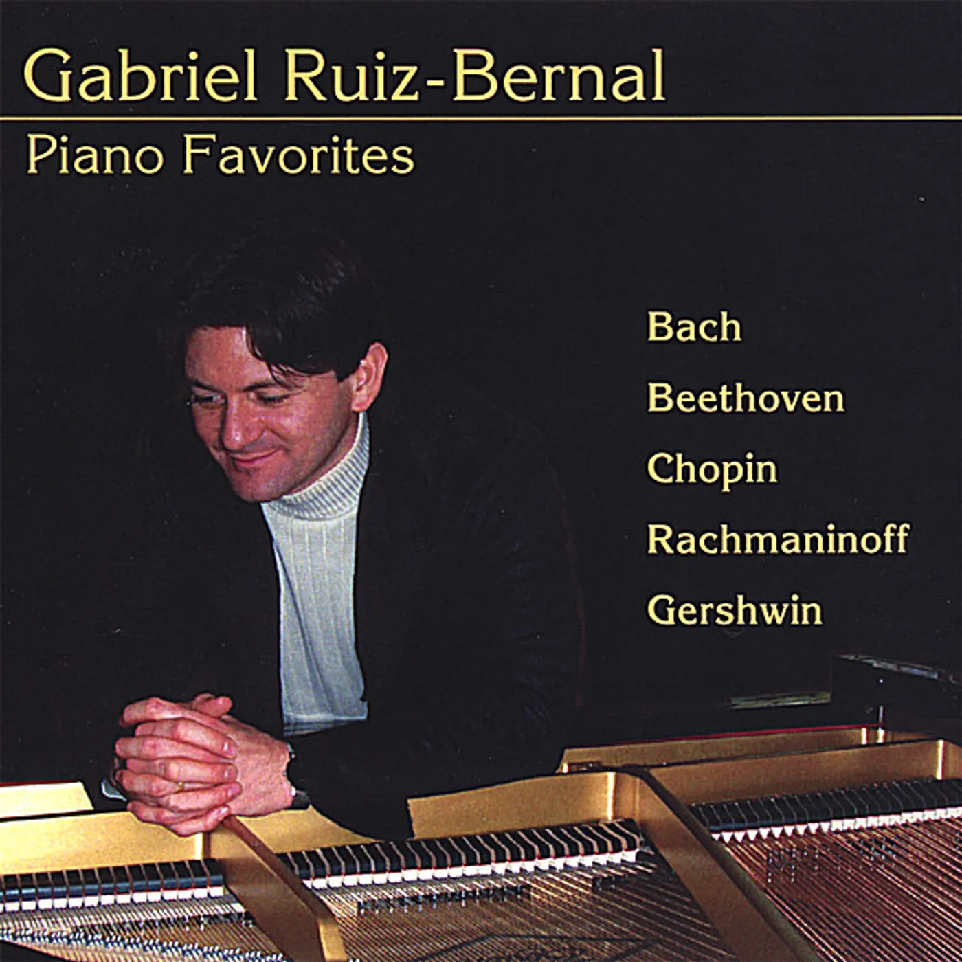 Gabriel Ruiz-Bernal PIANO FAVORITES CD