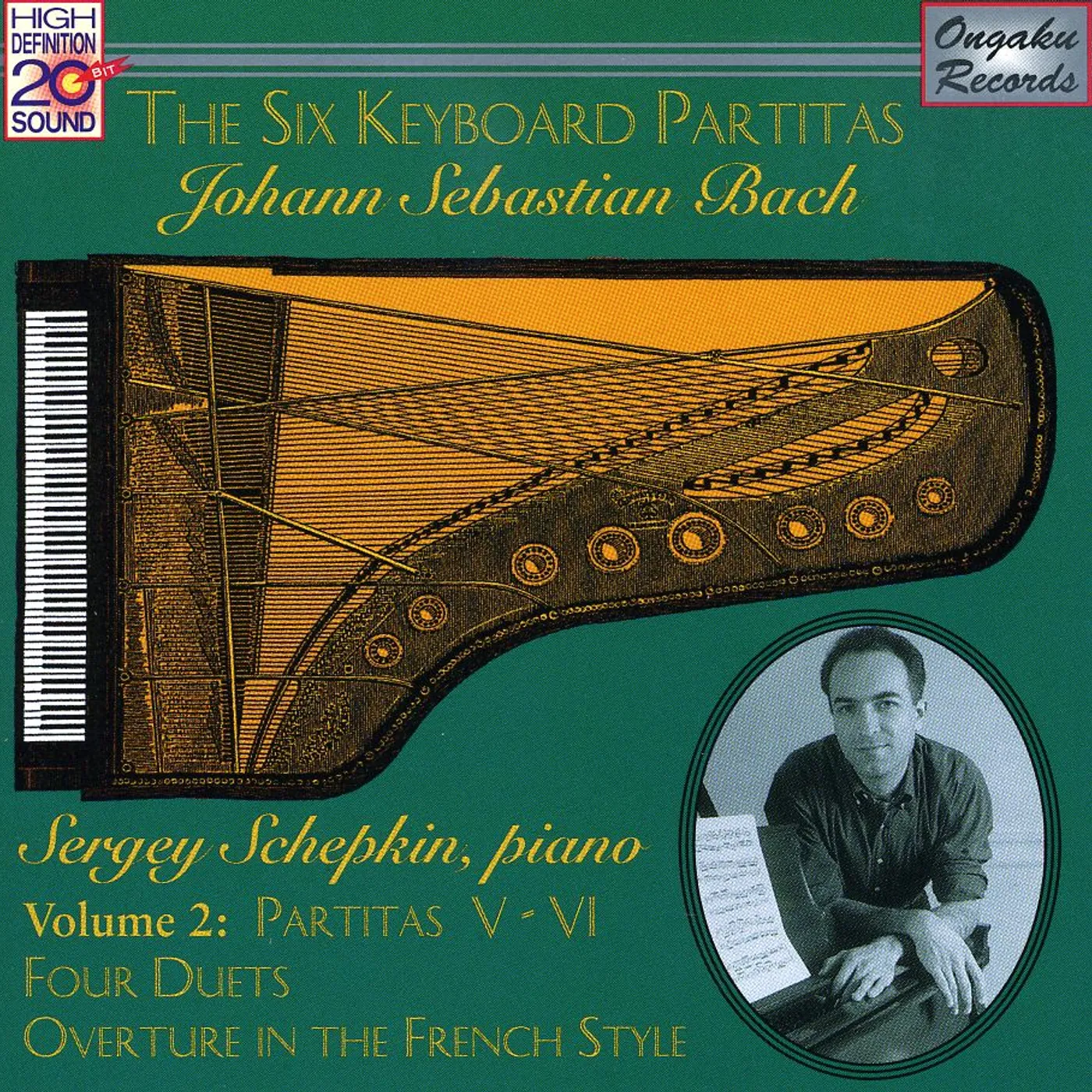 Sergey Schepkin J.S. BACH: SIX KEYBOARD PARTITAS 2 CD