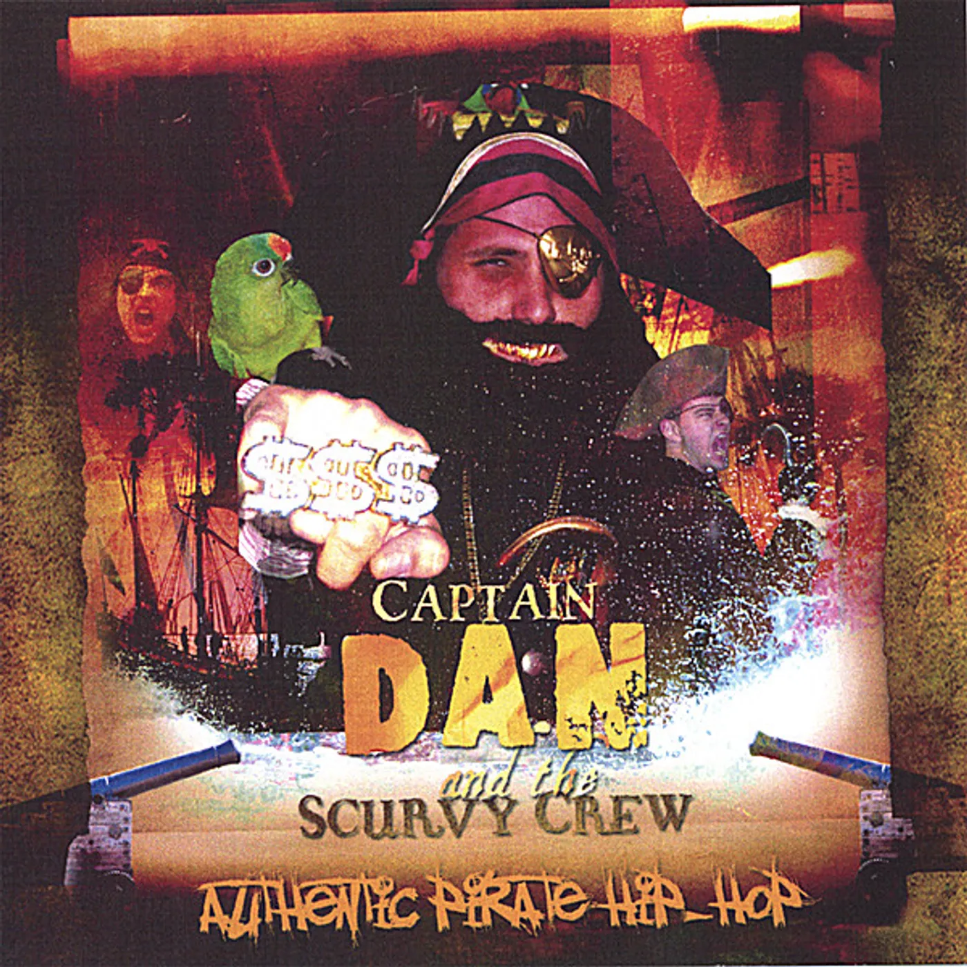 Captain Dan & The Scurvy Crew AUTHENTIC PIRATE HIP HOP CD