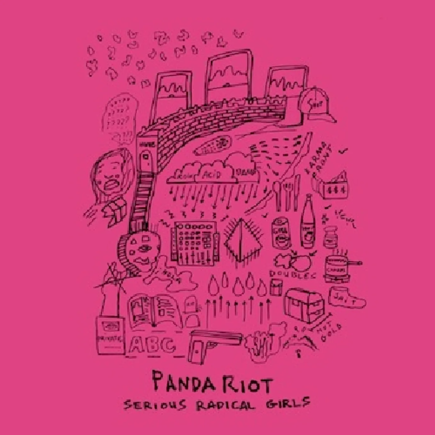 Panda Riot SERIOUS RADICAL GIRLS Vinyl Record