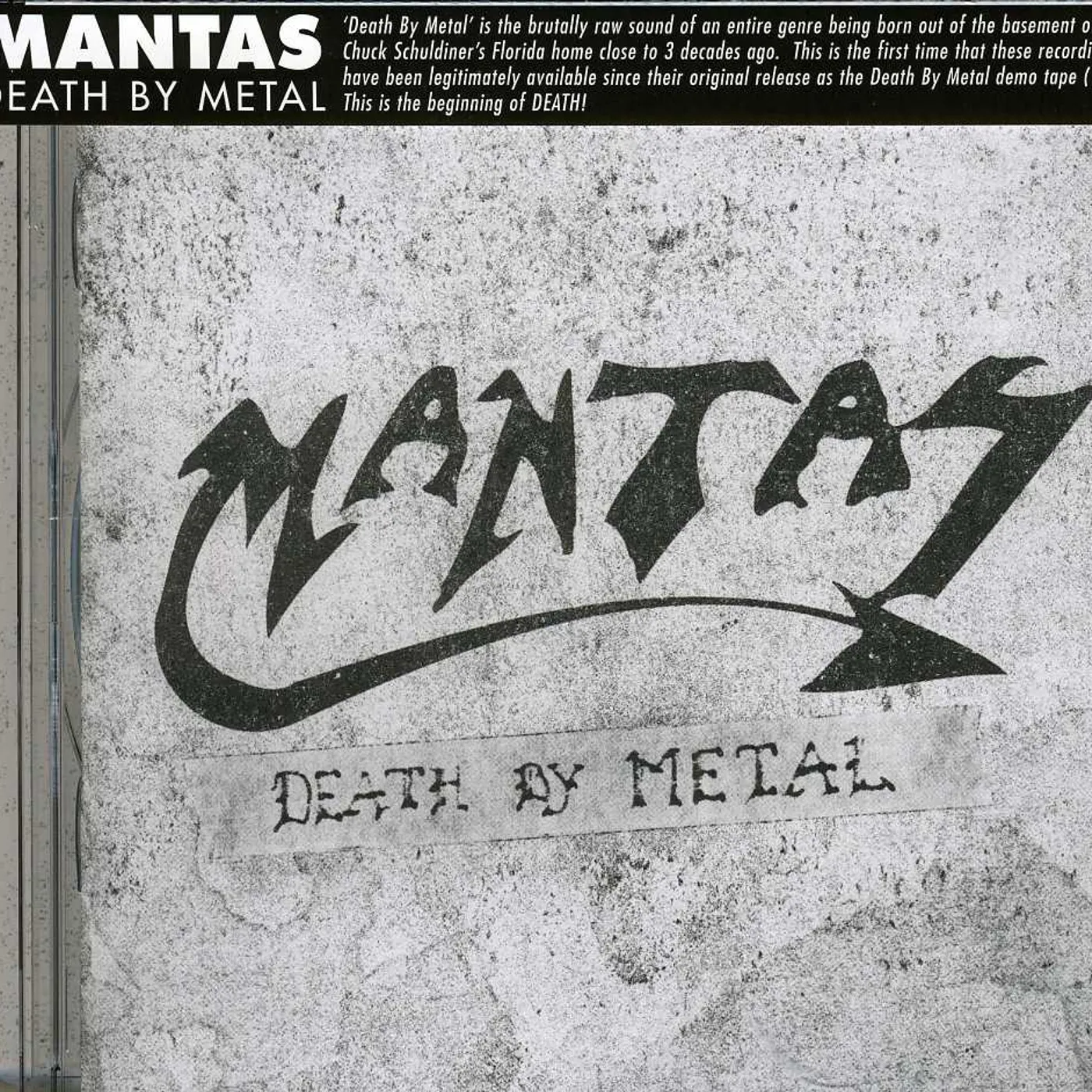 Mantas DEATH BY METAL CD