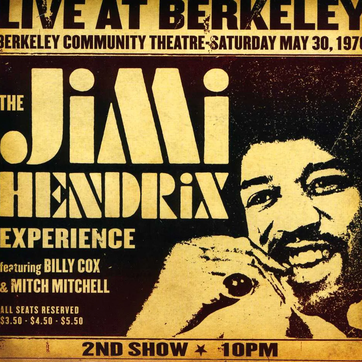 JIMI HENDRIX EXPERIENCE LIVE AT BERKELEY CD