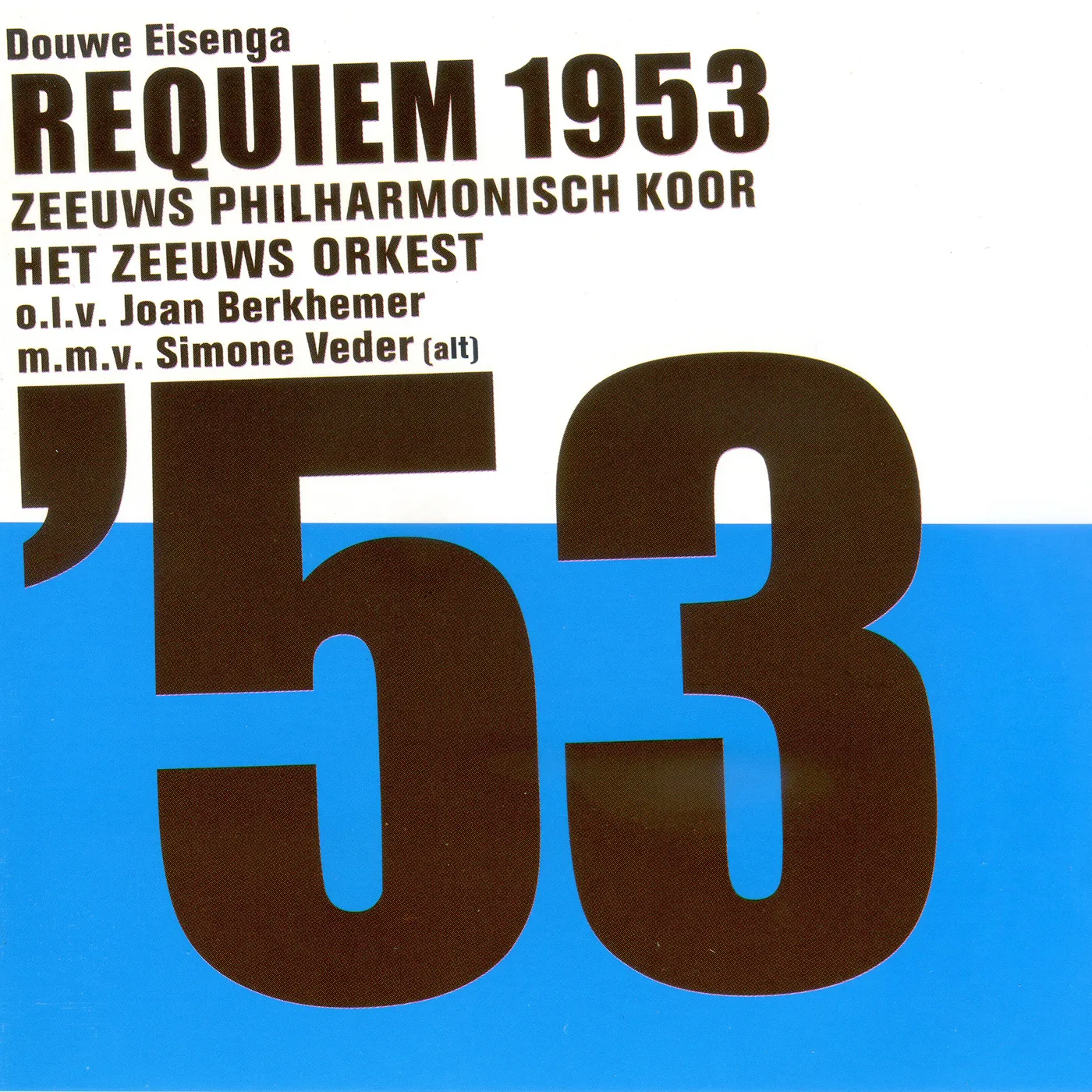 Douwe Eisenga REQUIEM 1953 CD