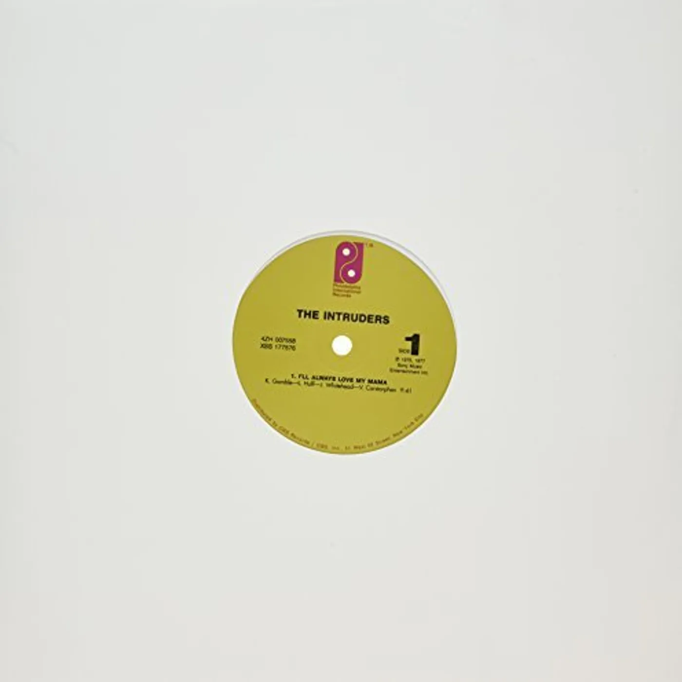 Billy Intruders / Paul I'LL ALWAYS LOVE MY MAMA / ONLY THE STRONG Vinyl Record