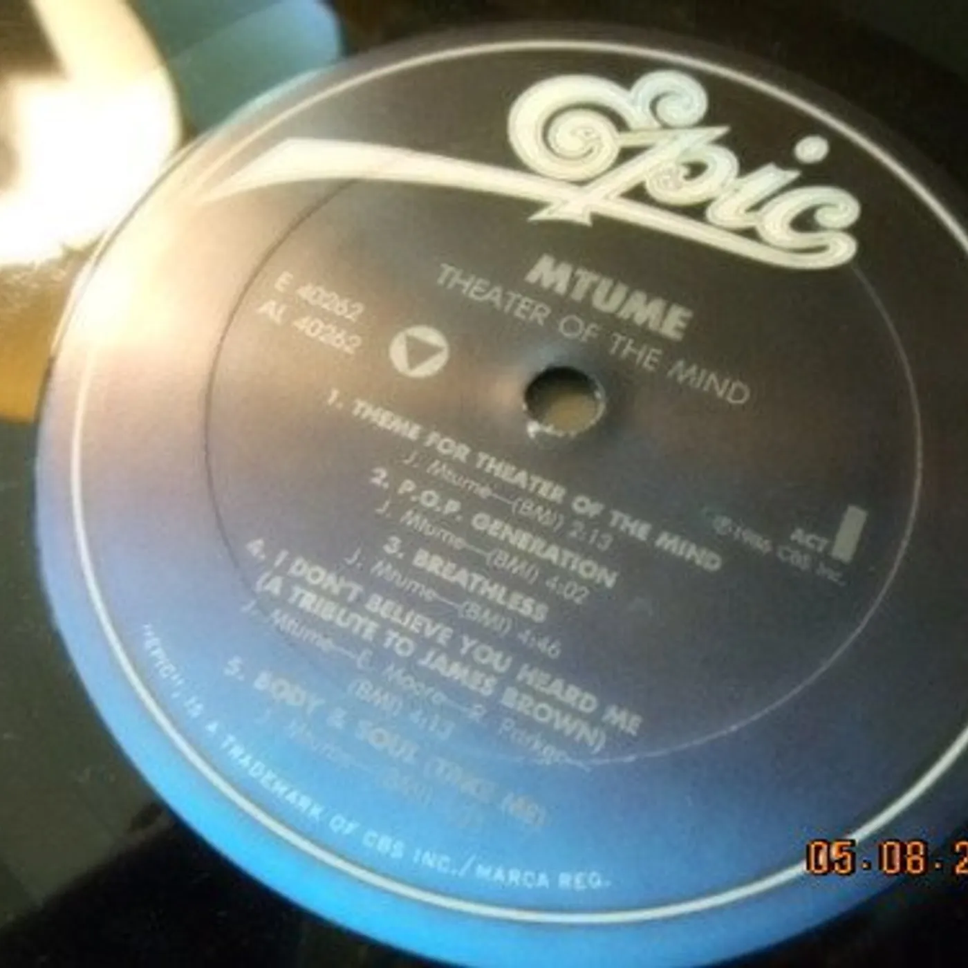 M-Tume THEATER OF THE MIND Vinyl Record