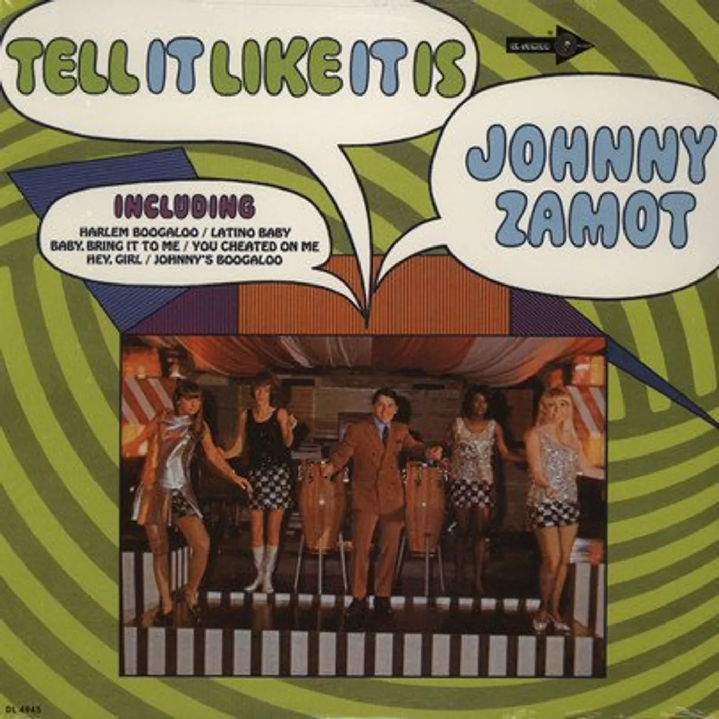 Johnny Zamot TELL IT LIKE IT IS Vinyl Record