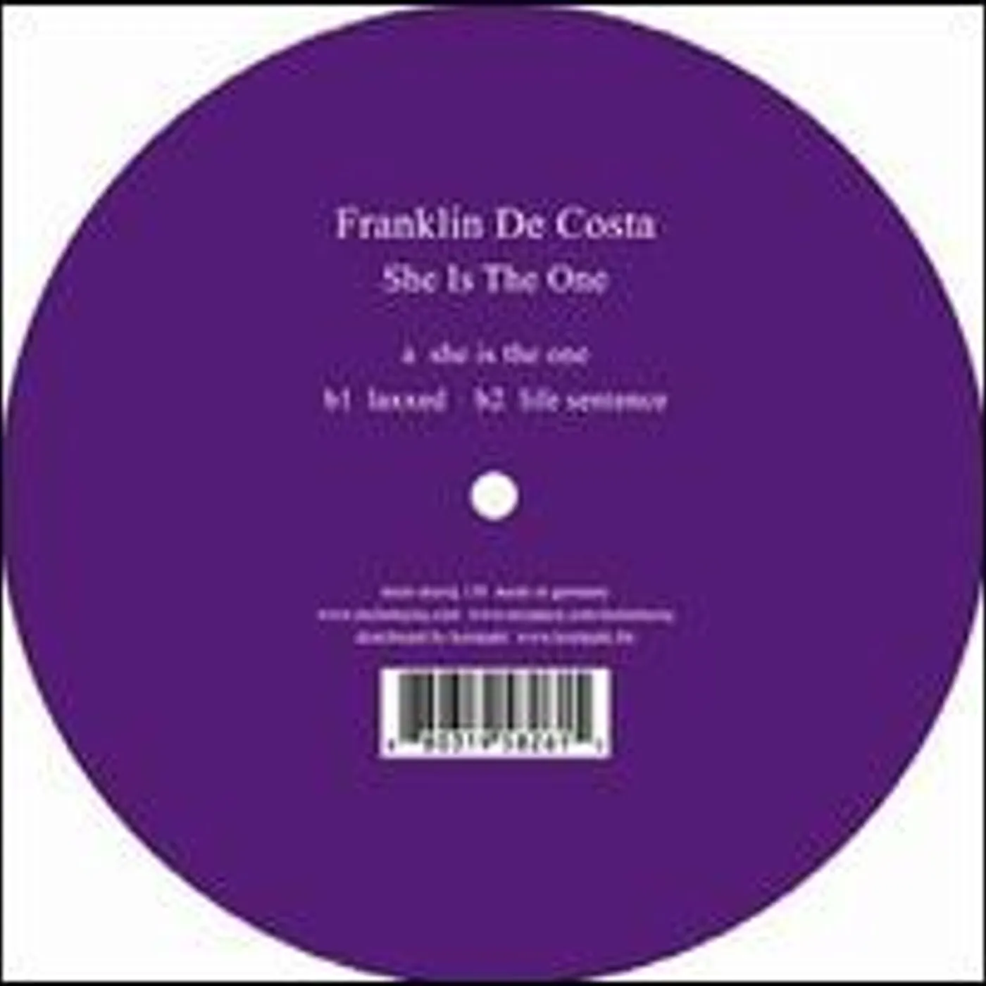 Franklin de Costa SHE IS THE ONE Vinyl Record
