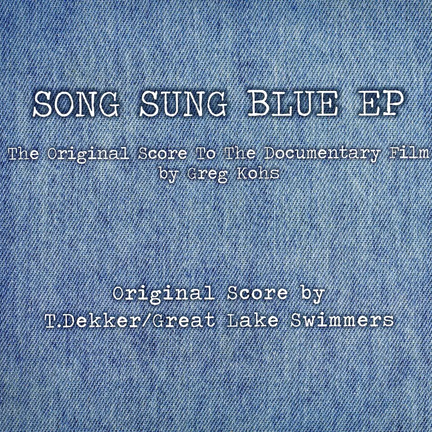 Tony Dekker SONG SUNG BLUE CD
