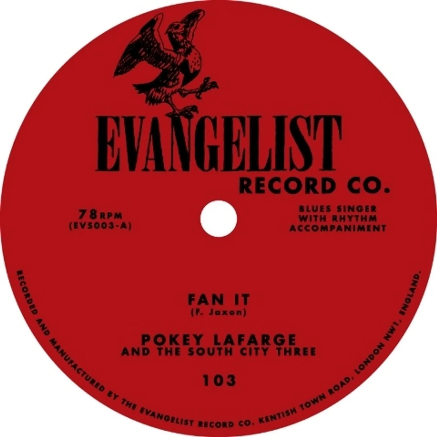 Pokey LaFarge FAN IT / SHENANDOAH RIVER Vinyl Record