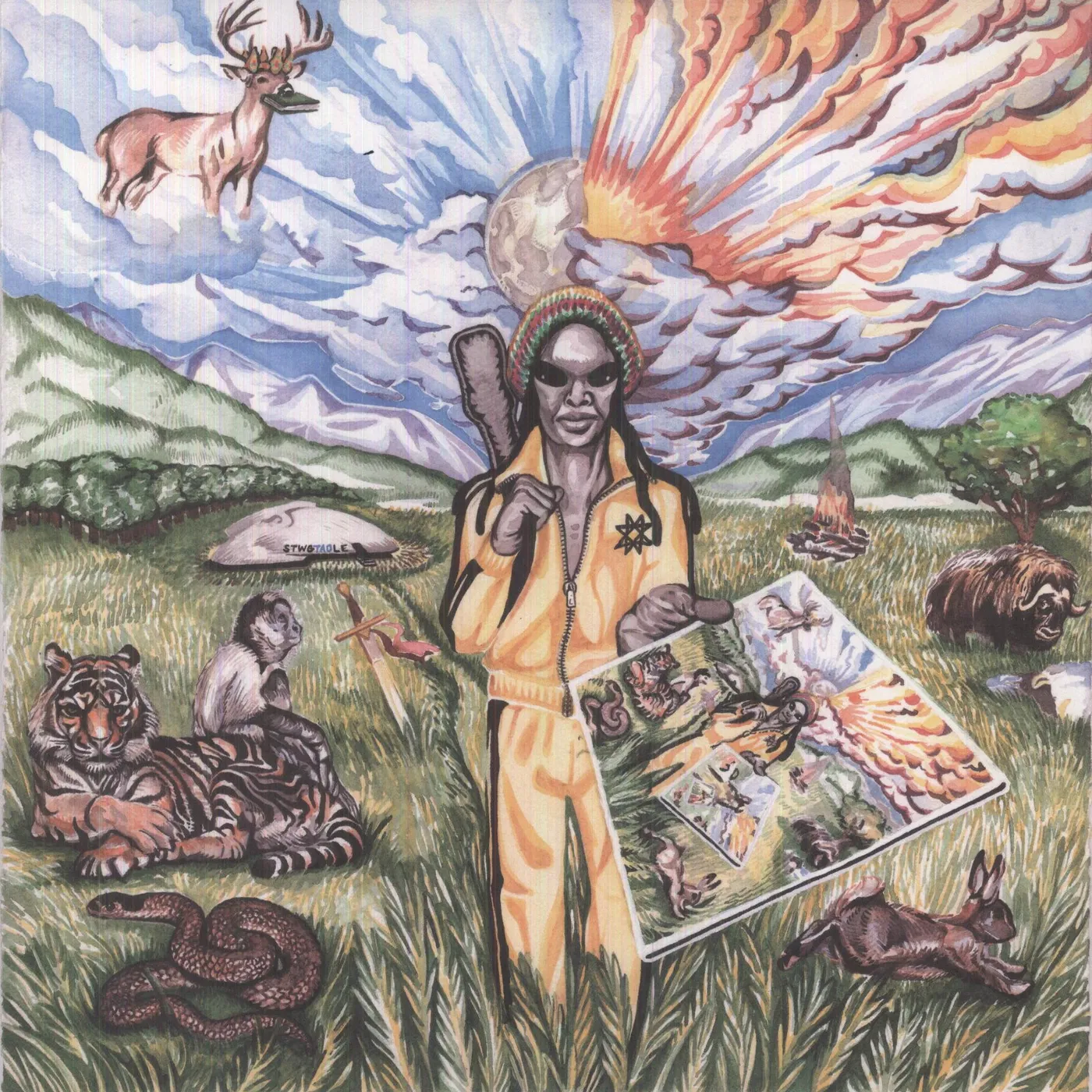 Guardian Alien See the World Given to a One Love Entity Vinyl Record