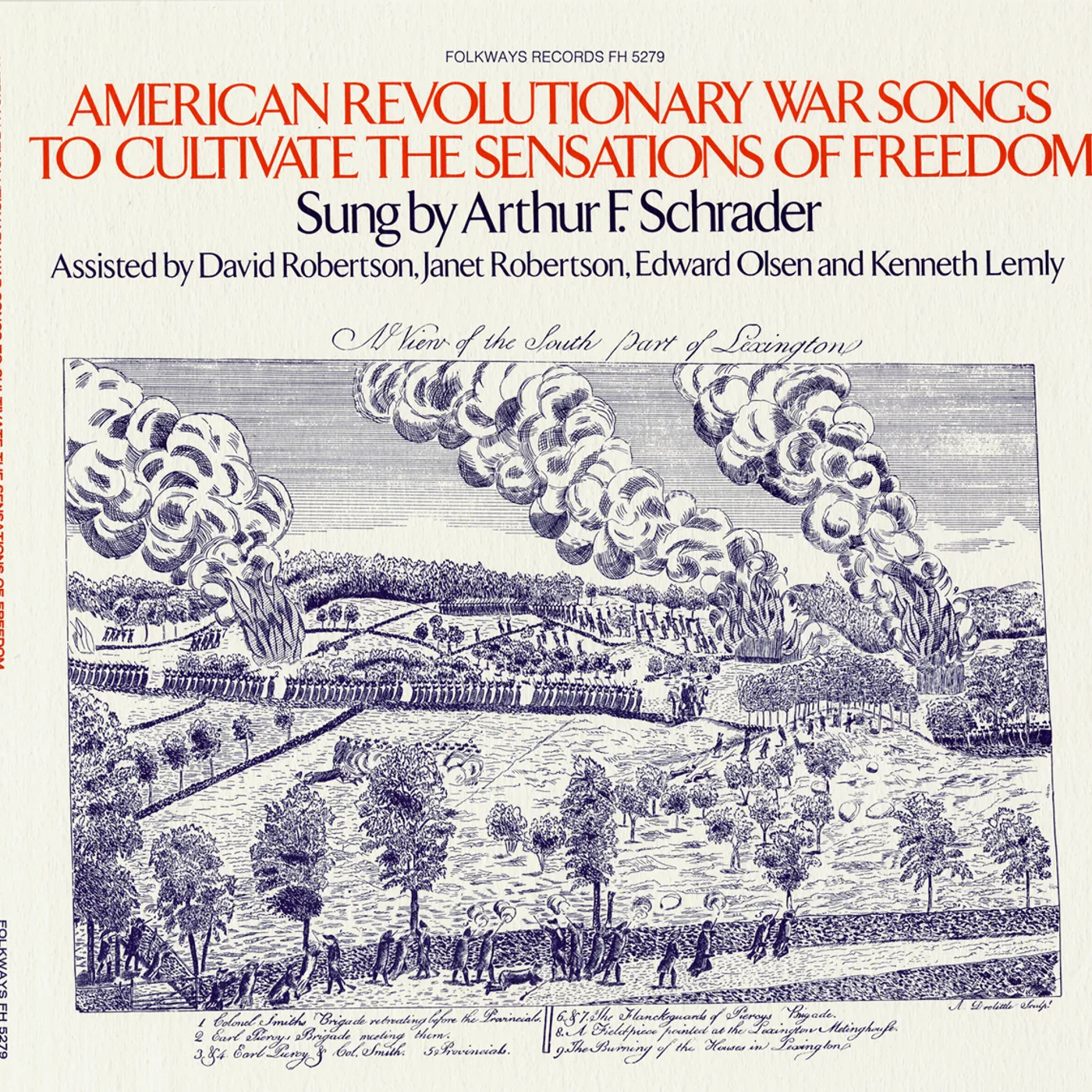 Arthur F. Schrader AMERICAN REVOLUTIONARY WAR SONGS TO CULTIVATE CD