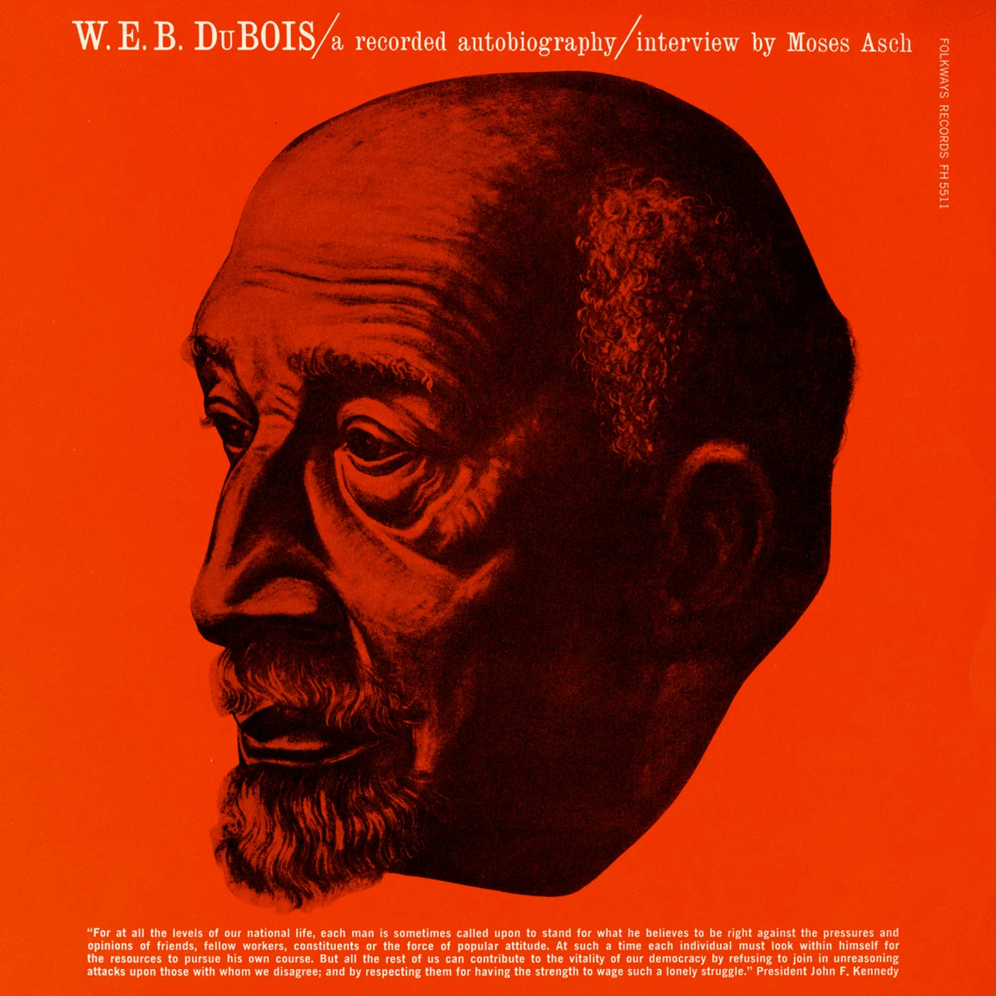 W.E.B. DuBois RECORDED AUTOBIOGRAPHY INTERVIEW WITH MOSES ASCH CD
