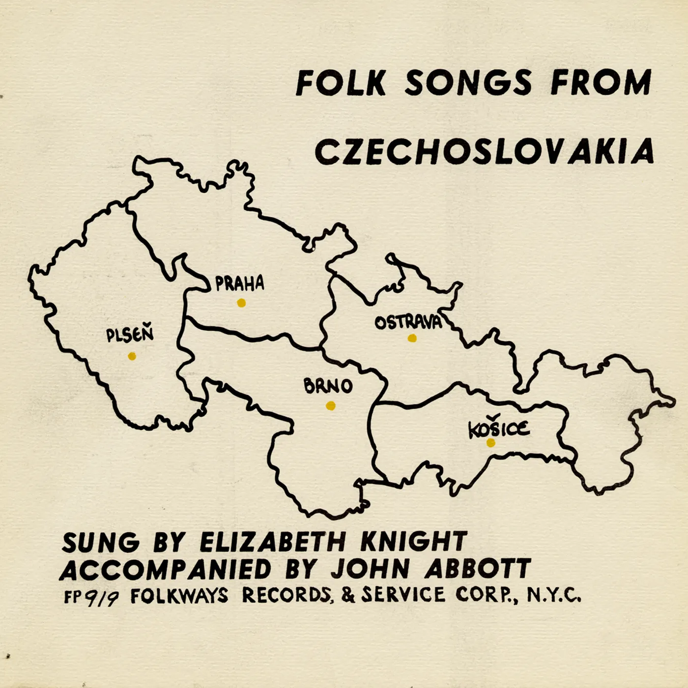 Elizabeth Knight FOLK SONGS FROM CZECHOSLOVAKIA CD