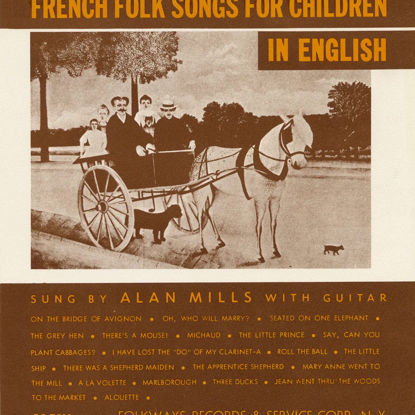 Alan Mills FRENCH FOLK SONGS FOR CHILDREN IN ENGLISH CD