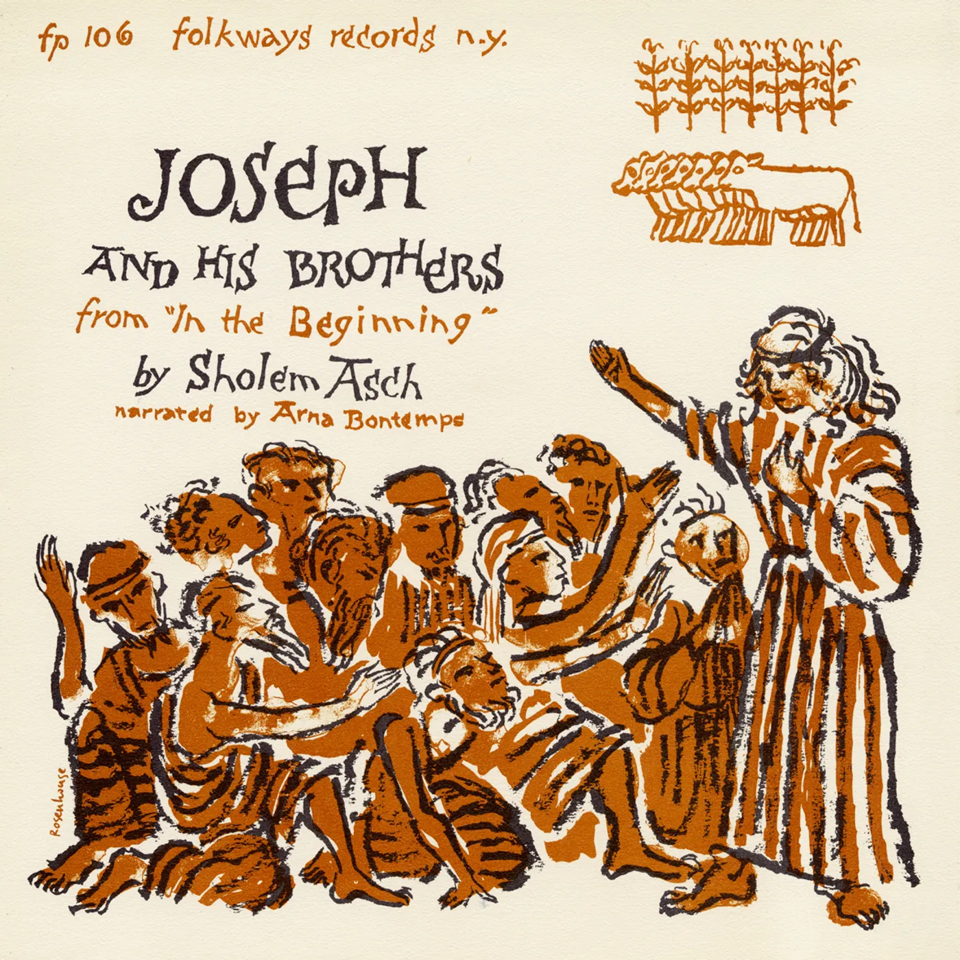 Arna Bontemps JOSEPH AND HIS BROTHERS: FROM IN THE BEGINNING CD
