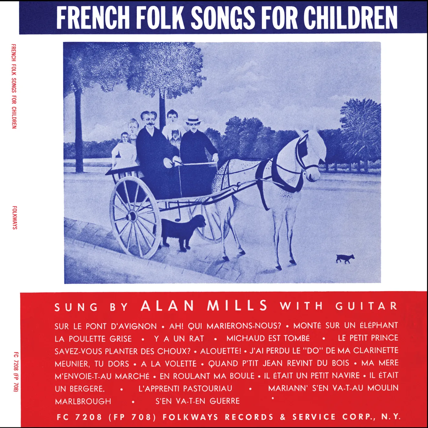 Alan Mills FRENCH FOLK SONGS FOR CHILDREN CD