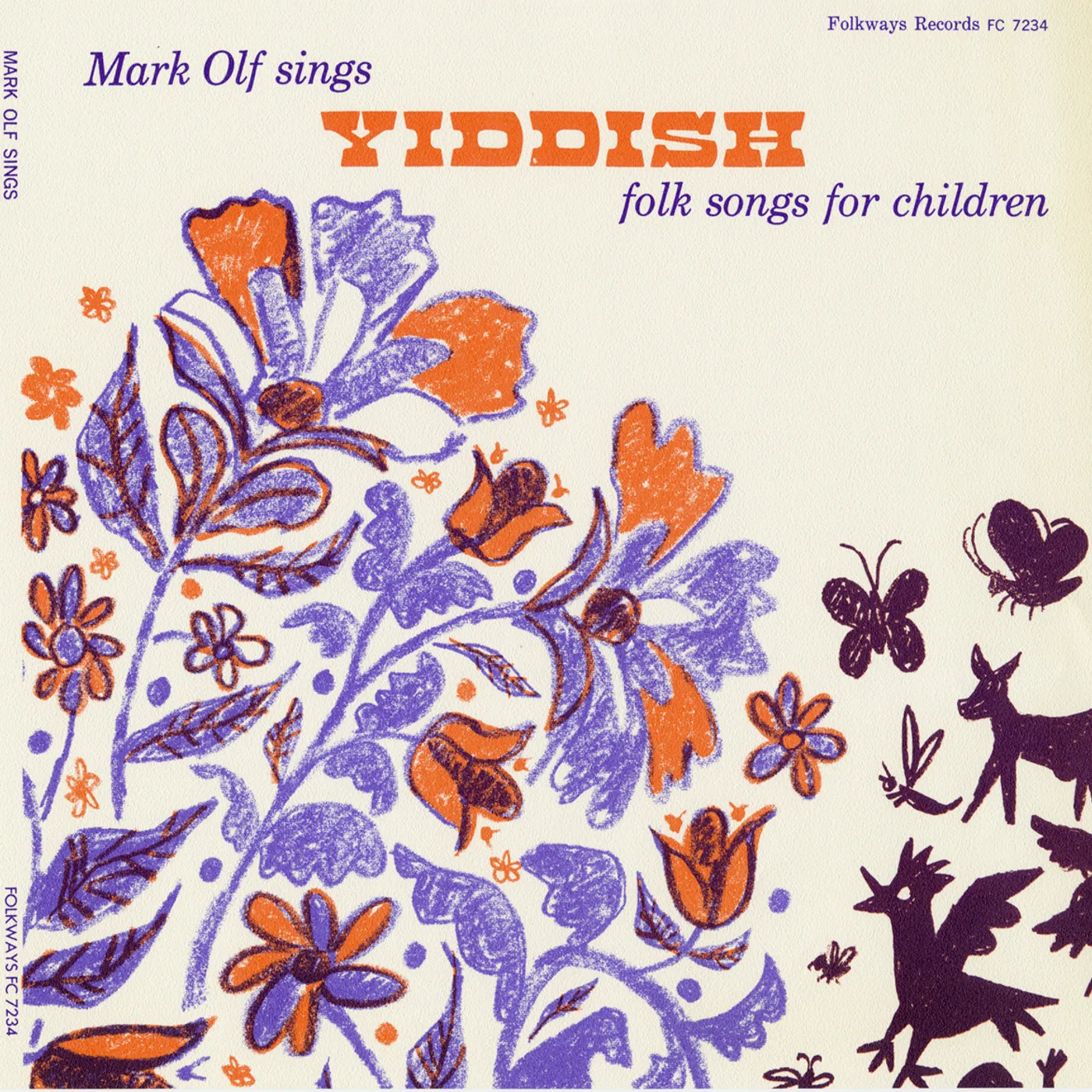 Mark Olf YIDDISH FOLK SONGS FOR CHILDREN CD