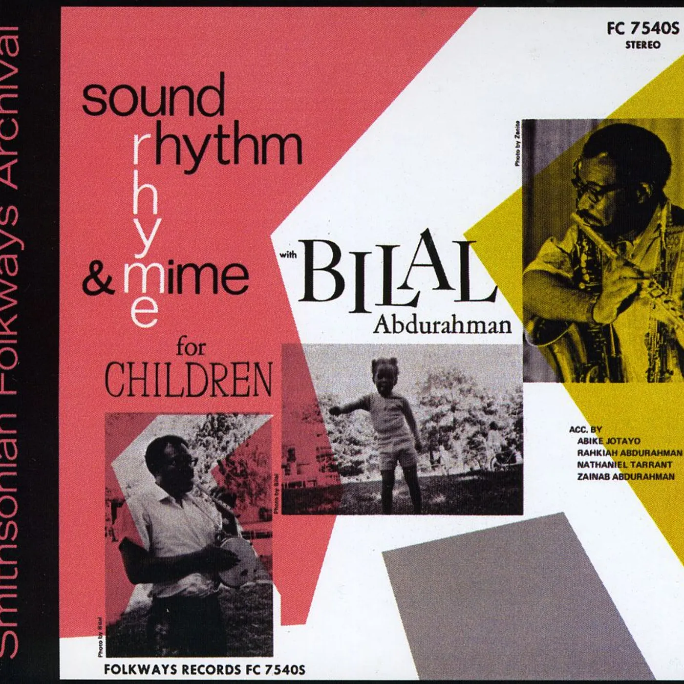 Bilal Abdurahman SOUND RHYTHM RHYME AND MIME FOR CHILDREN CD