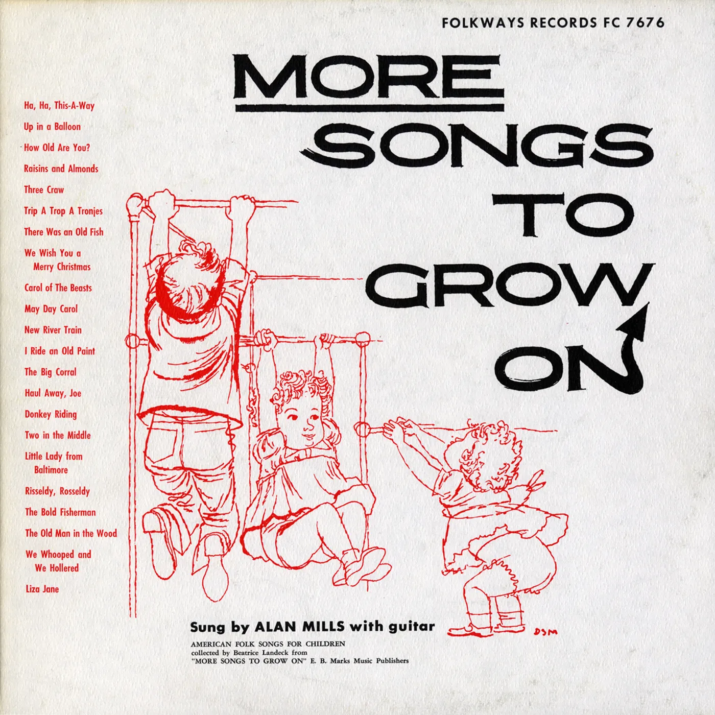 Alan Mills MORE SONGS TO GROW ON CD