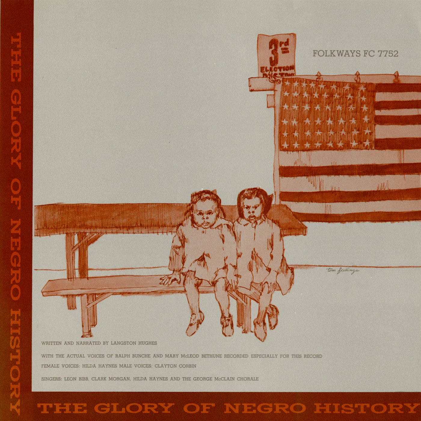 Langston Hughes THE GLORY OF NEGRO HISTORY CD