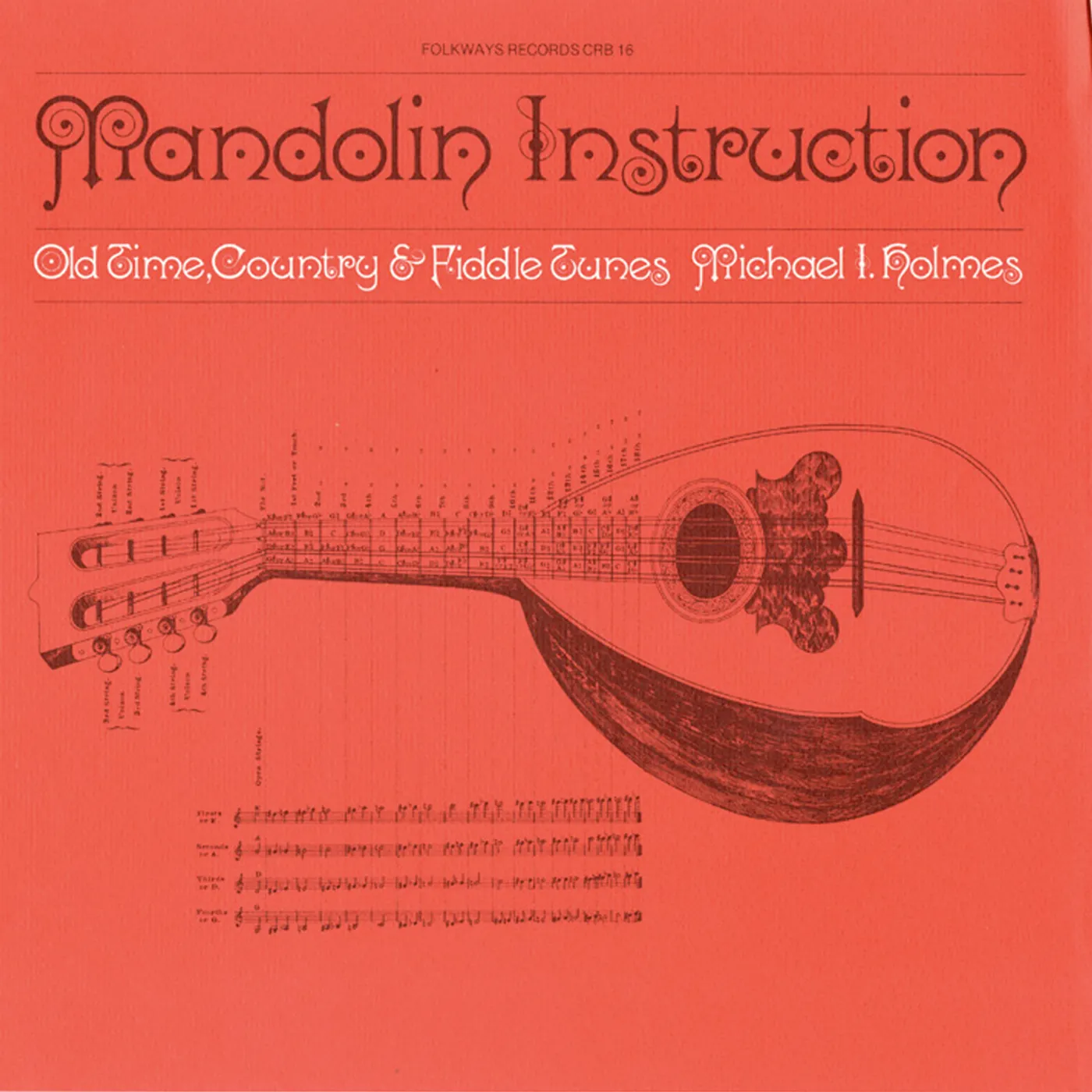 Michael Holmes MANDOLIN INSTRUCTION: OLD TIME COUNTRY FIDDLE CD