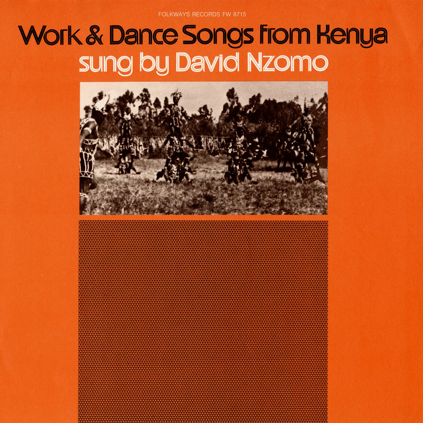 David Nzomo WORK AND DANCE SONGS FROM KENYA CD