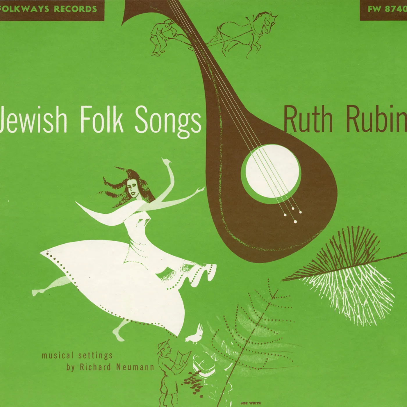 Ruth Rubin JEWISH FOLK SONGS CD