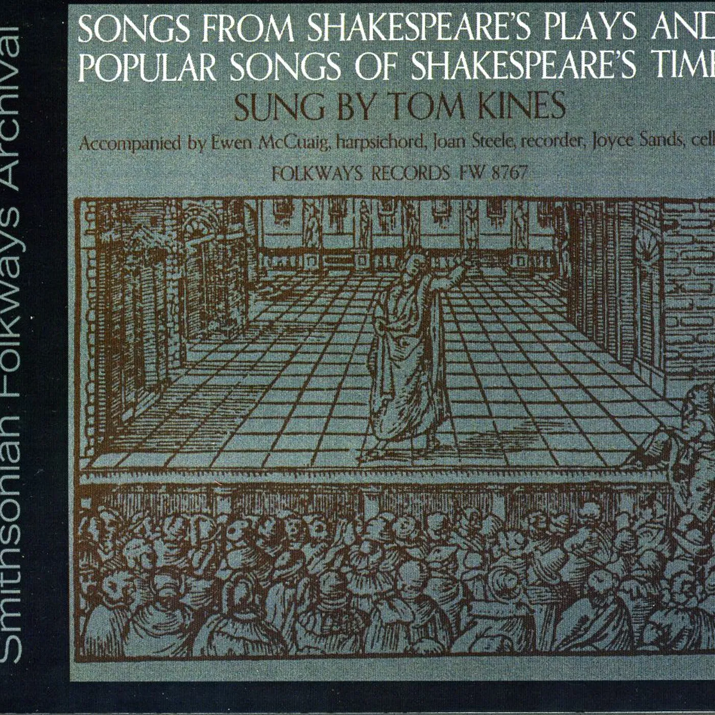 Tom Kines SONGS FROM SHAKESPEARE'S PLAYS AND SONGS CD