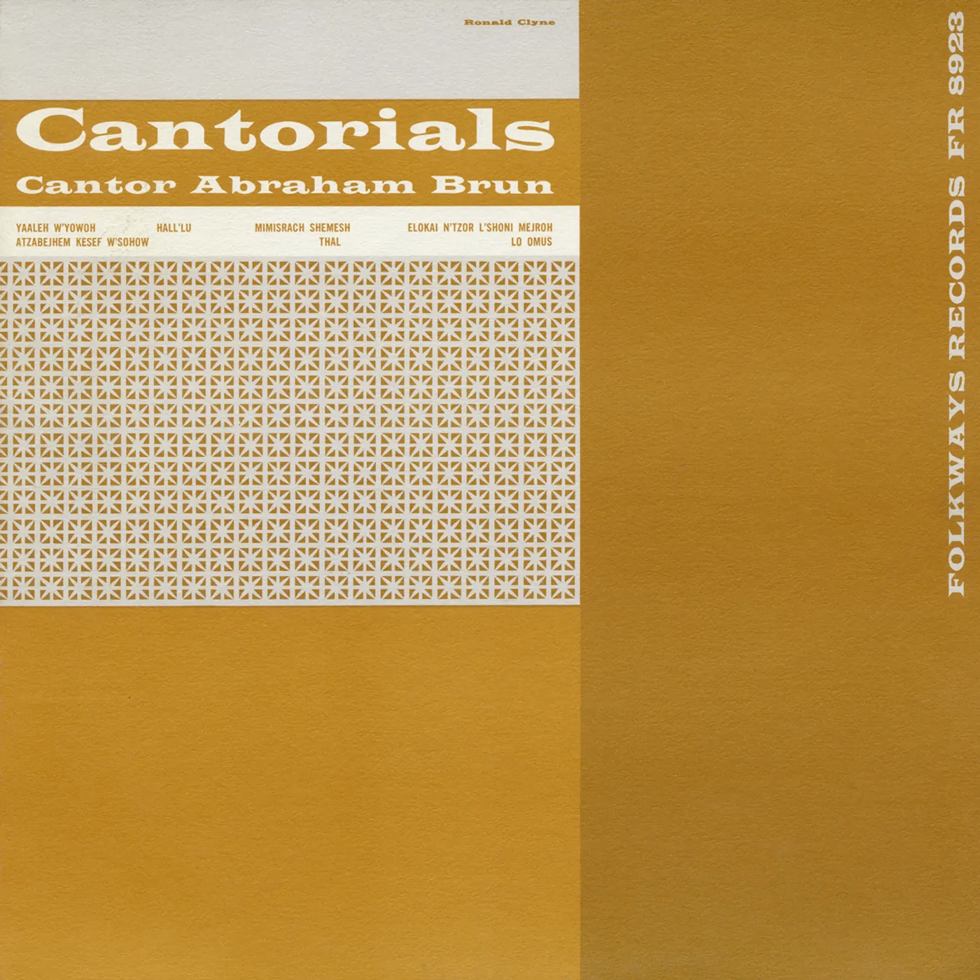 Abraham Brun CANTORIALS VOL. 2 CD