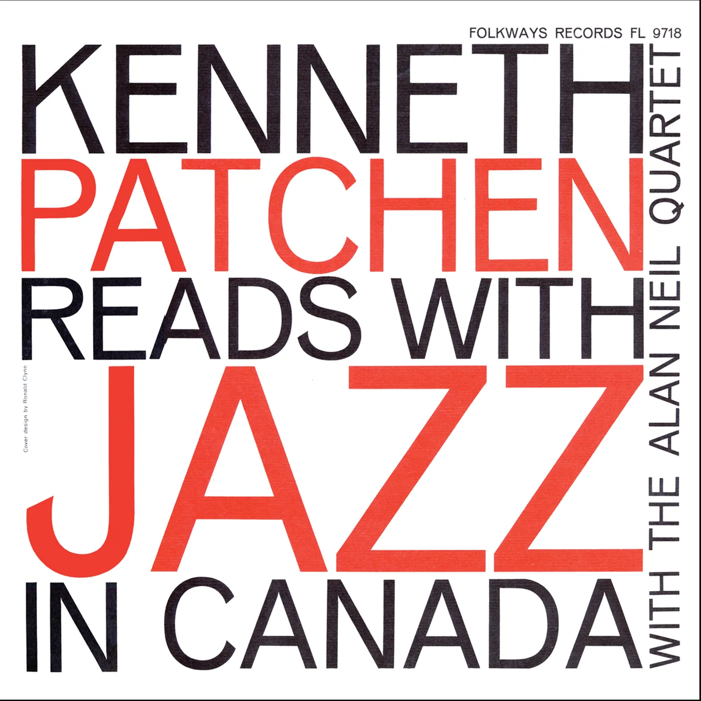 KENNETH PATCHEN READS WITH JAZZ IN CANADA CD