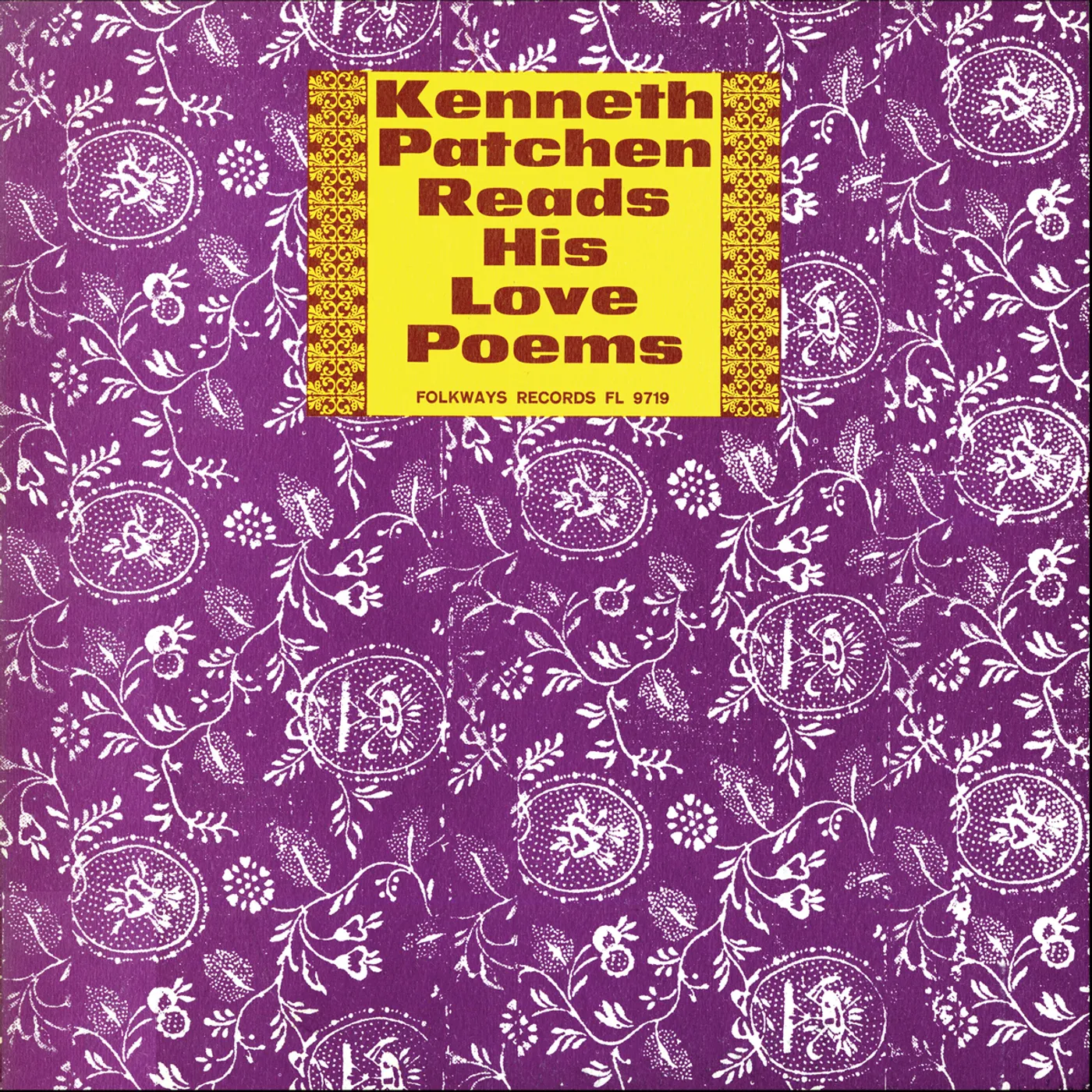 KENNETH PATCHEN READS HIS LOVE POEMS CD