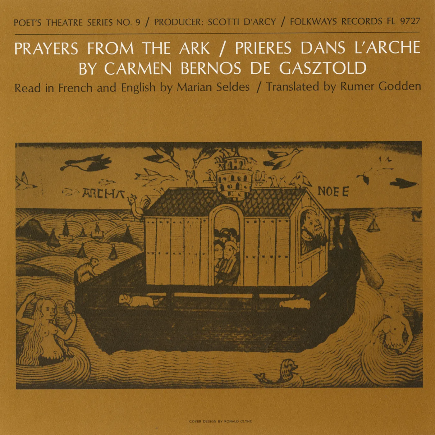 Marian Seldes PRAYERS FROM THE ARK: FRENCH AND ENGLISH POEMS CD