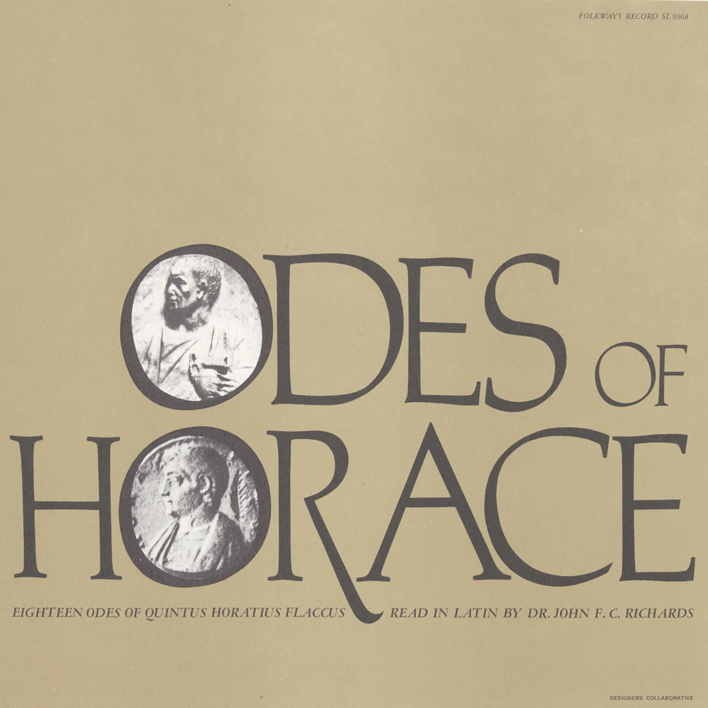 John F.C. Richards ODES OF HORACE CD