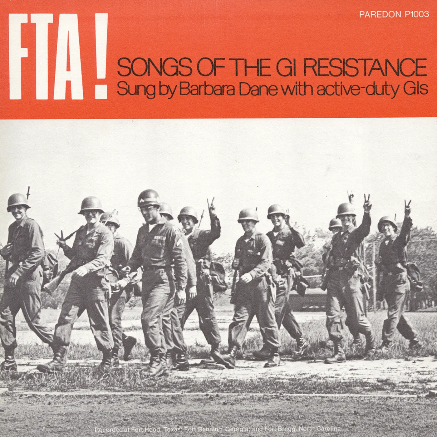 Barbara Dane FTA SONGS OF THE GI RESISTANCE CD