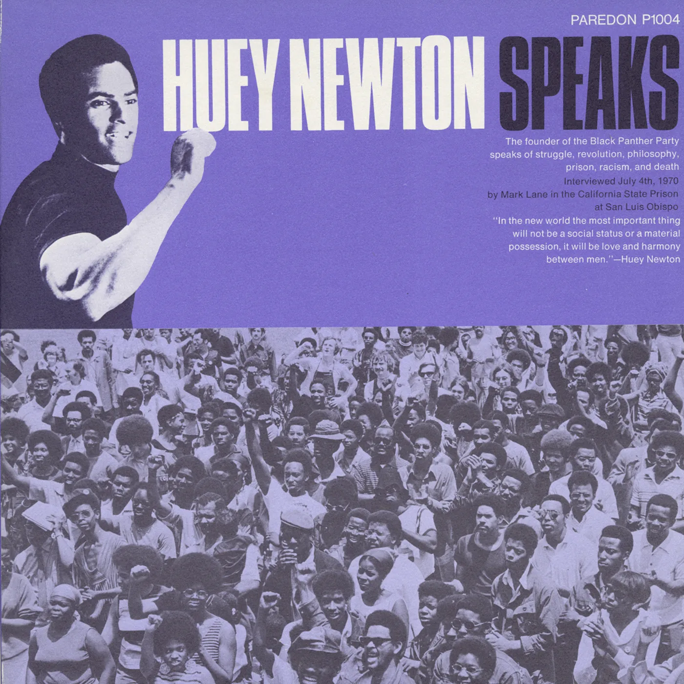 Huey P. Newton HUEY NEWTON SPEAKS CD