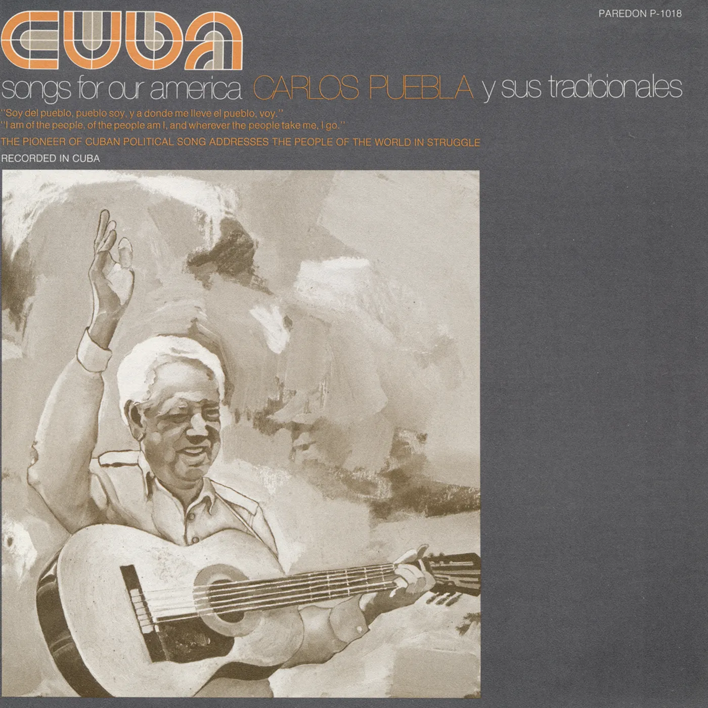Carlos Puebla CUBA: SONGS FOR OUR AMERICA CD