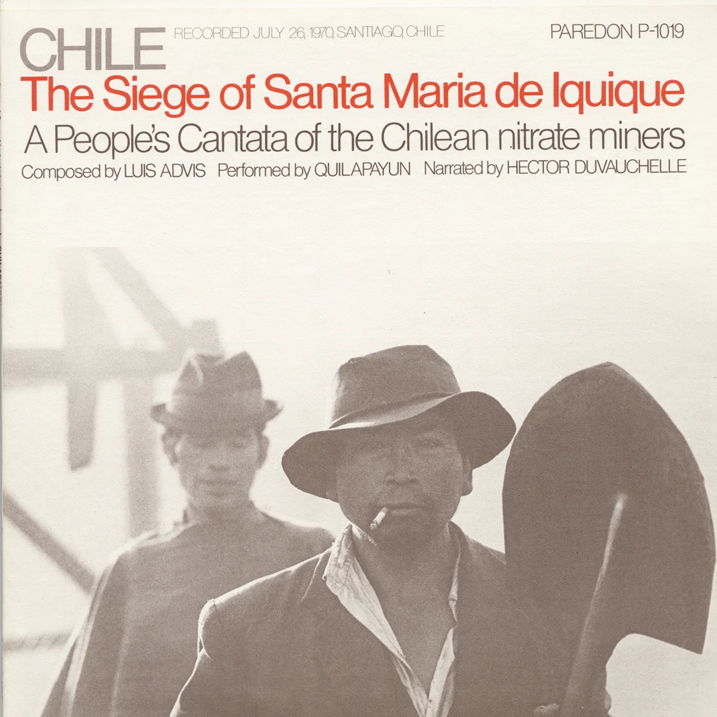 Quilapayún CHILE: SEIGE OF SANTA MARIA DE IQUIQUE CD