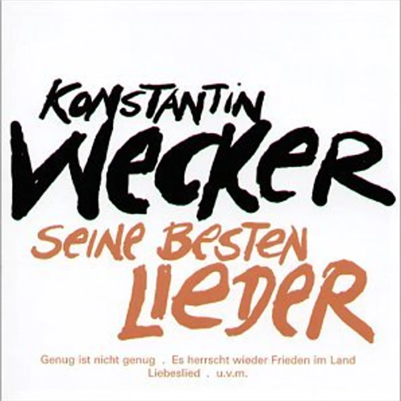 Konstantin Wecker LIEDERBUCH CD