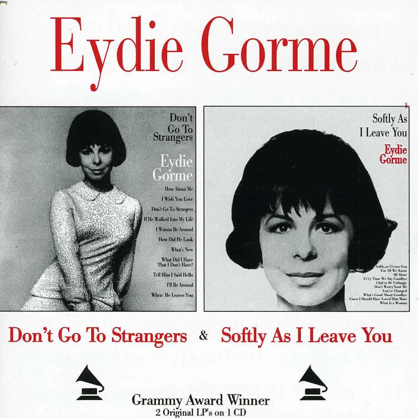 Eydie Gorme DON'T GO TO STRANGERS / SOFTLY AS I LEAVE YOU CD