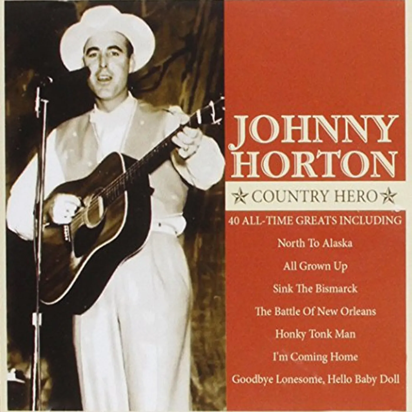 Johnny Horton COUNTRY HERO CD