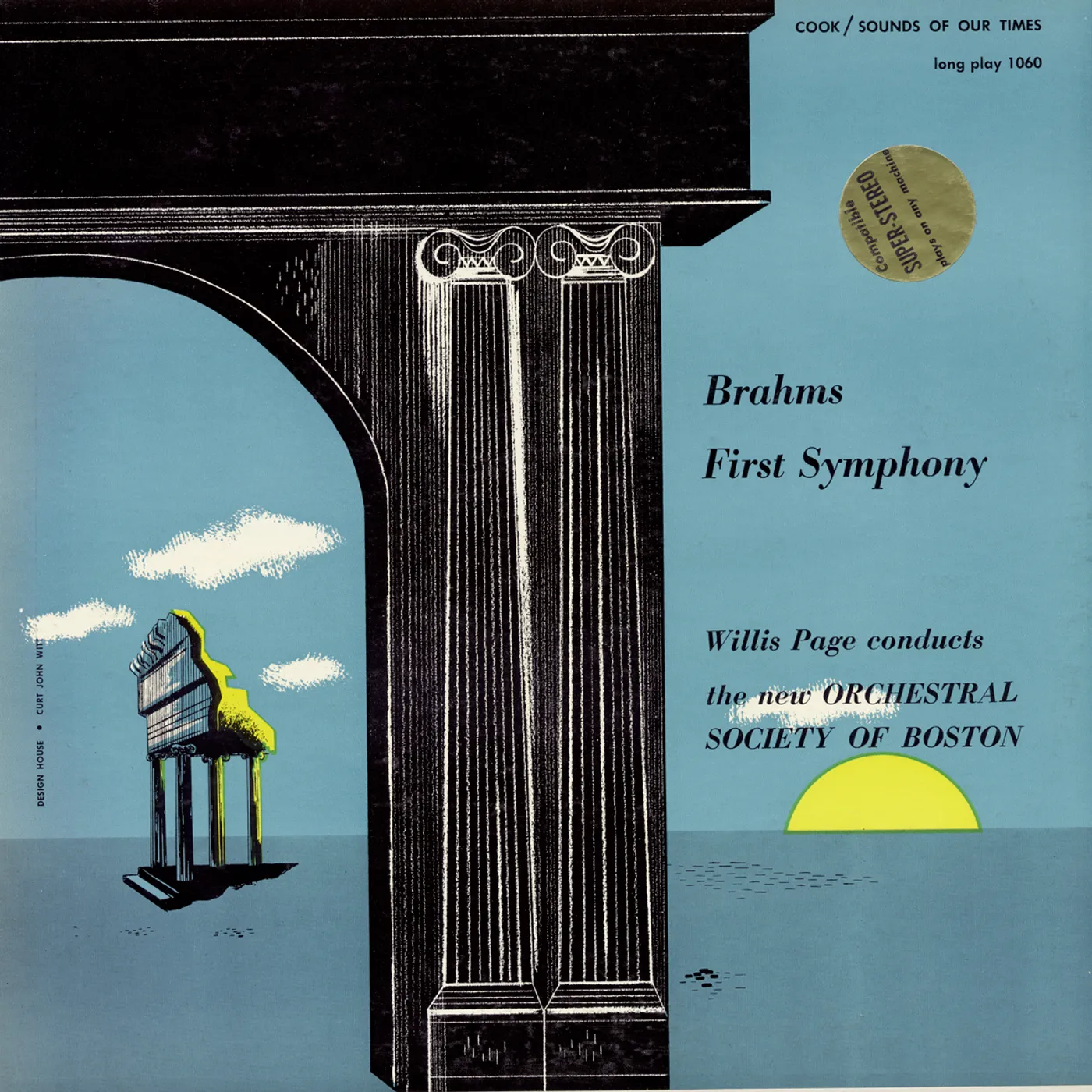 New Orchestral Society of Boston BRAHMS FIRST SYMPHONY CD