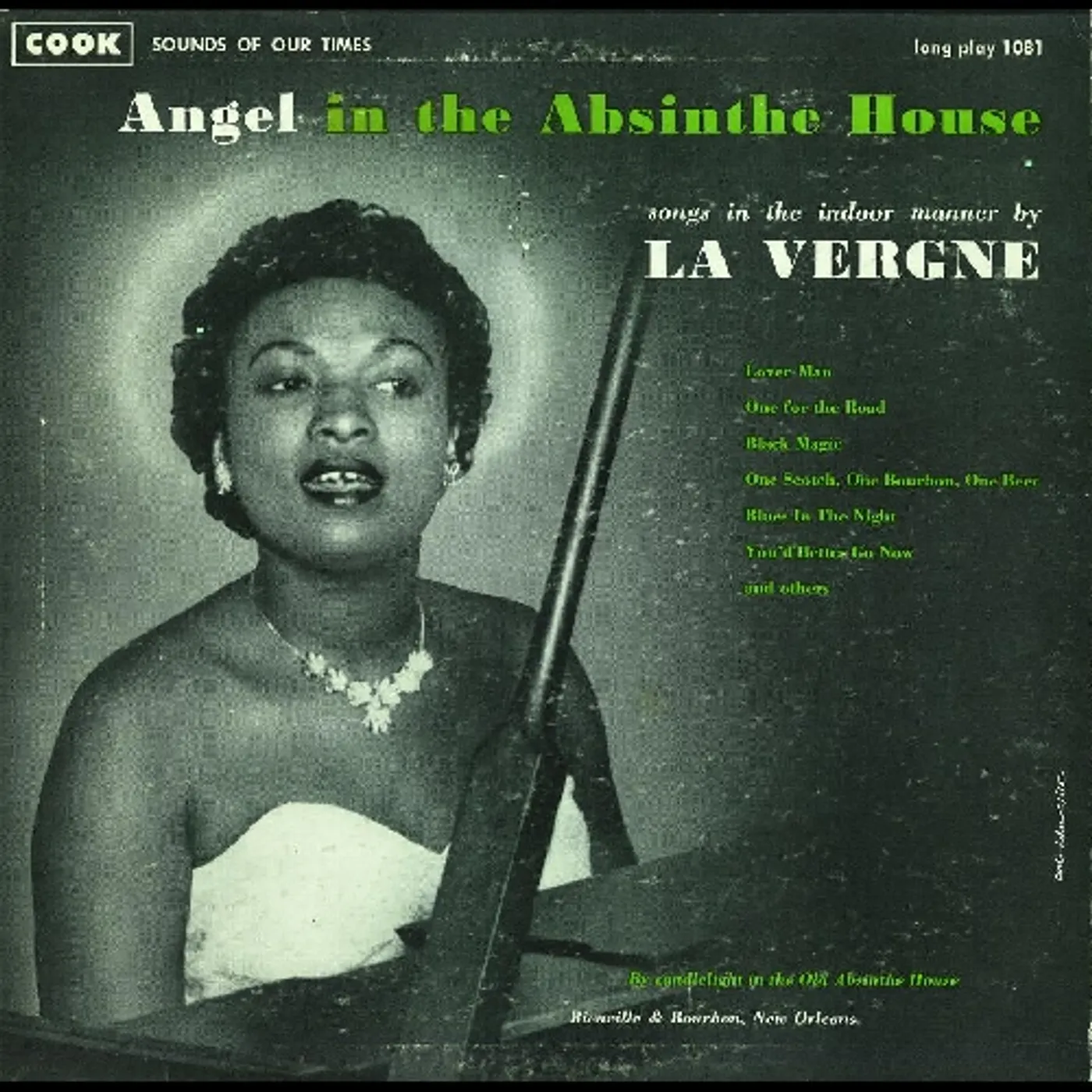La Vergne Smith ANGEL IN THE ABSINTHE HOUSE: SONGS INDOOR MANNER CD