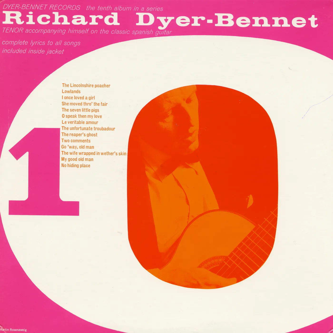 Richard Dyer-Bennet VOL. 10 CD